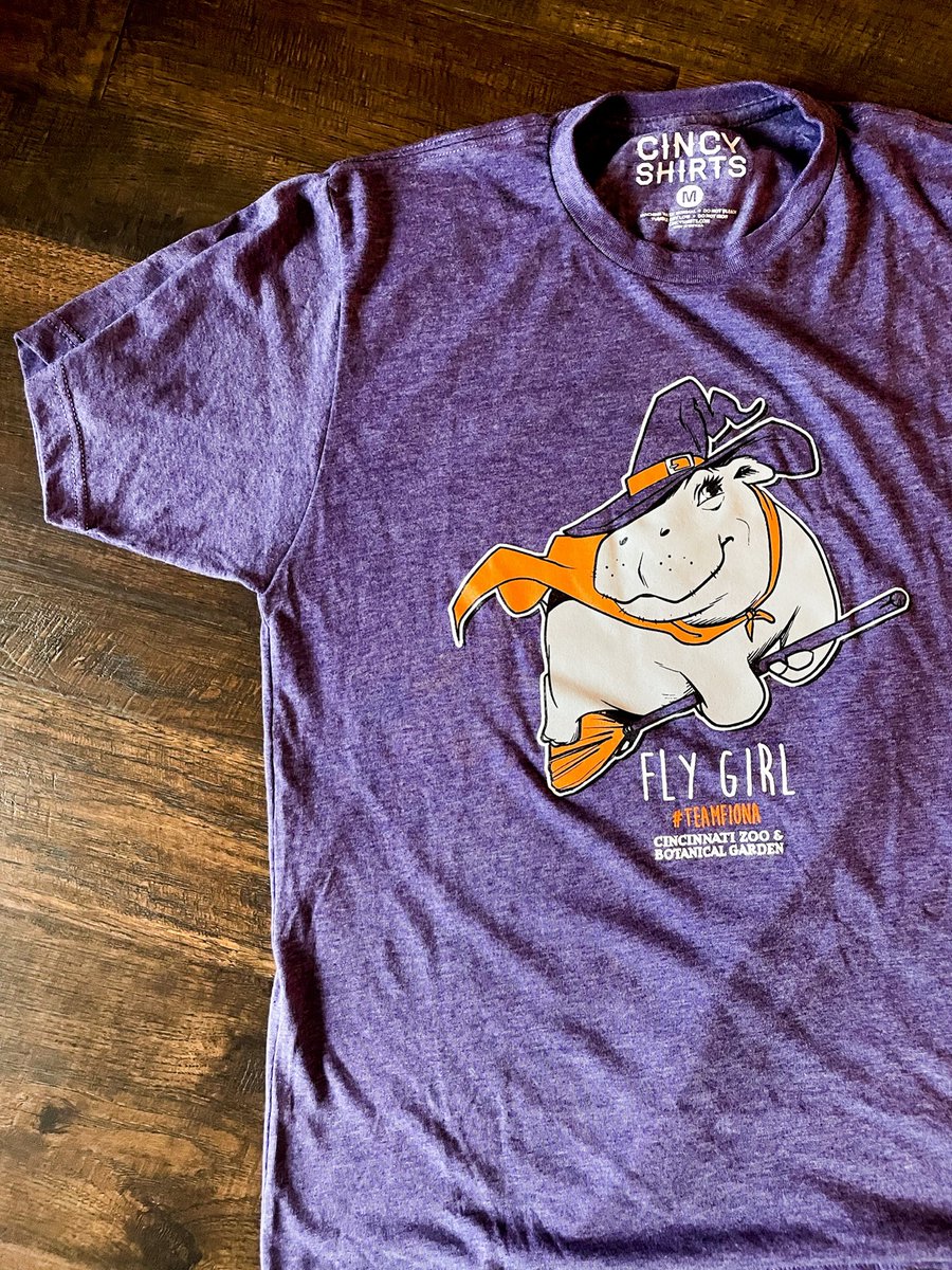 CincyShirts's tweet photo. Fly Girl Fiona 🧹 Today's #HallZOOween weekend #2 at the @Cincinnatizoo. Are you going? https://t.co/JyPLszBNba