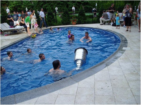 The Real Story of How the Stanley Cup Got Dented at a Pantera Pool