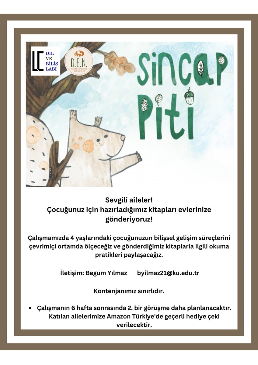 Koc University Language & Cognition Lab tweet media