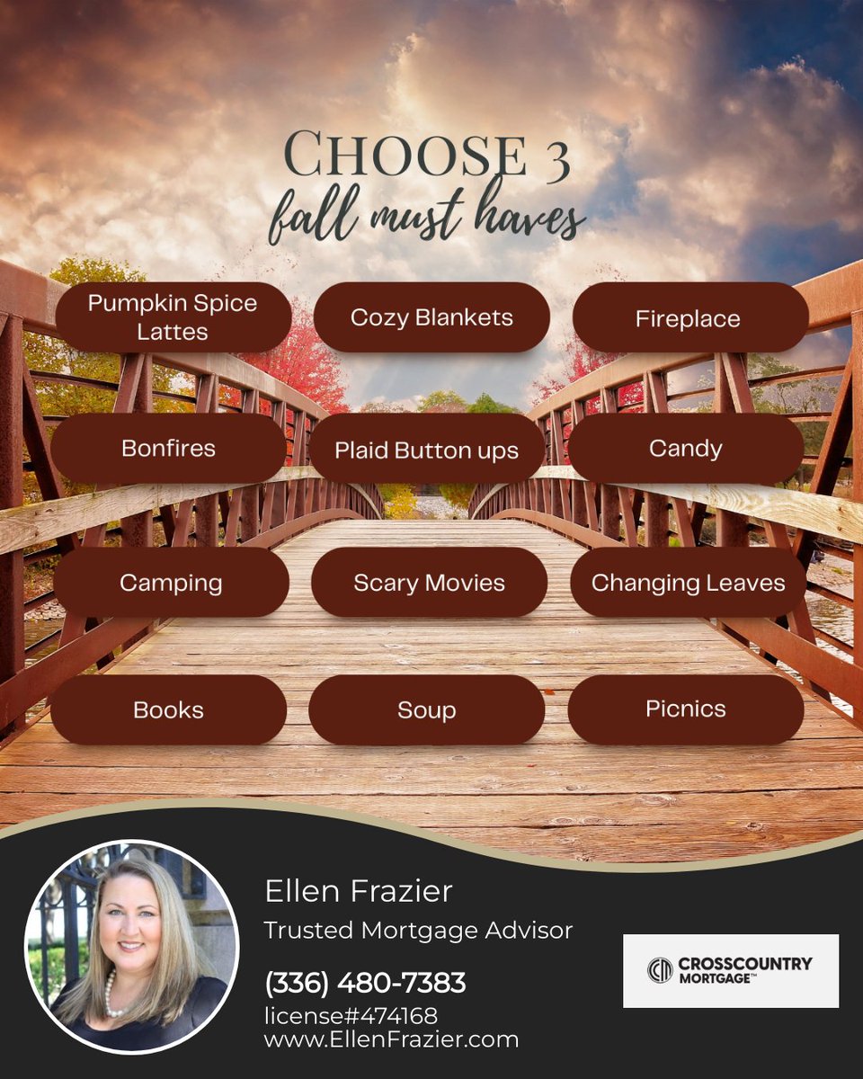 Ellencfrazier's tweet photo. What are your fall must-haves? You can only choose three! 

⬇️ Drop your answers below! 

#fallbucketlist #fallbucketlist2022 #fall2022 #fallthings #fallalready #fallfavorites #fallfavourites #fallisintheair #fallmood https://t.co/t63qROtIrE