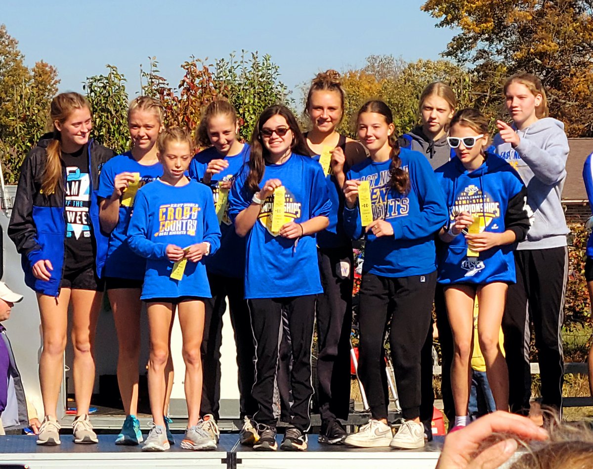 EN Lady Knights XC Team is STATE bound, placing 4th at Semi-State! 💙🎉💛 <a href="/ENXC1/">Mark Liepe</a>