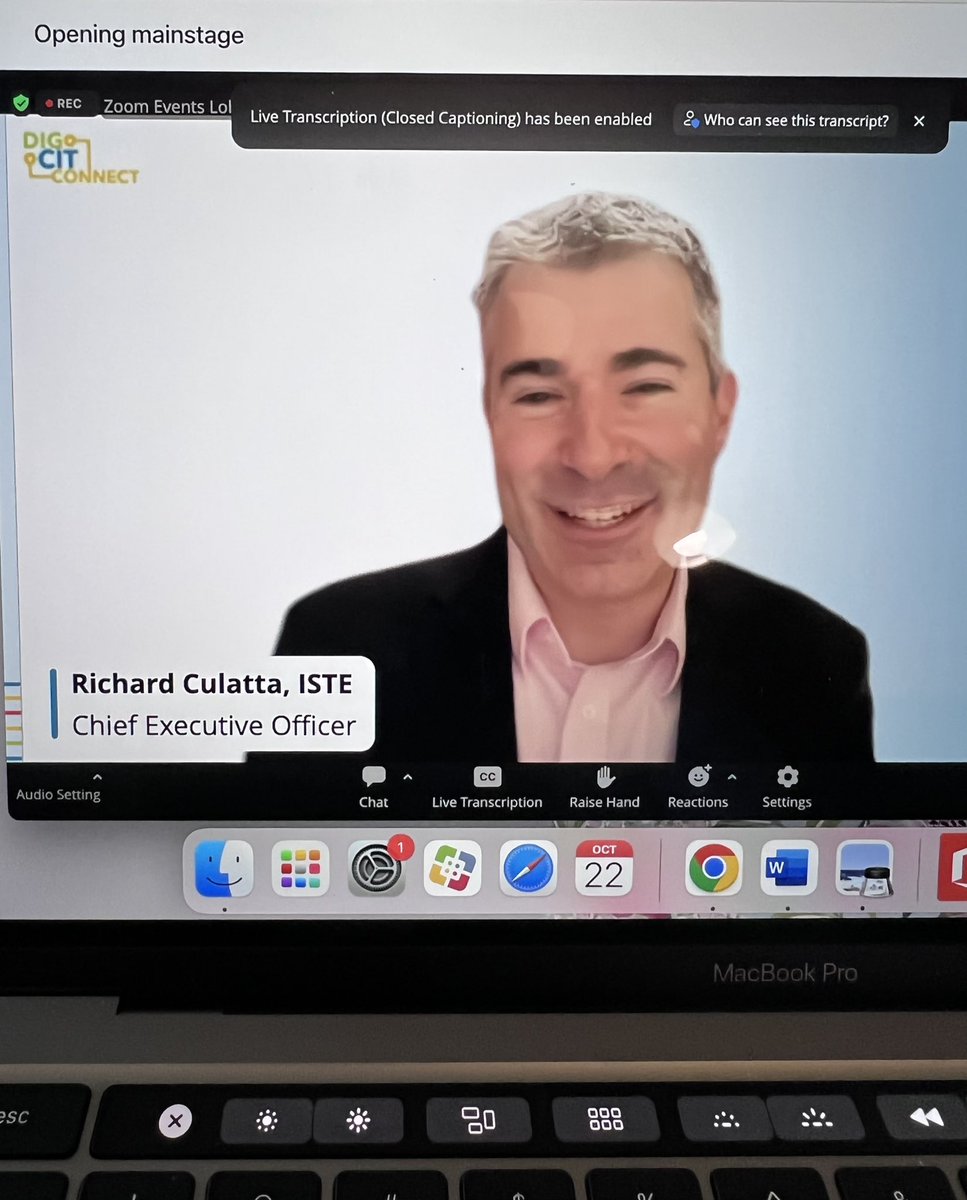 🌟HAPPENING NOW #DigCitConnect Conference @iste Mainstage with @RCulatta #ItTakesATeam @ISTECommunity @WCPS_LMS