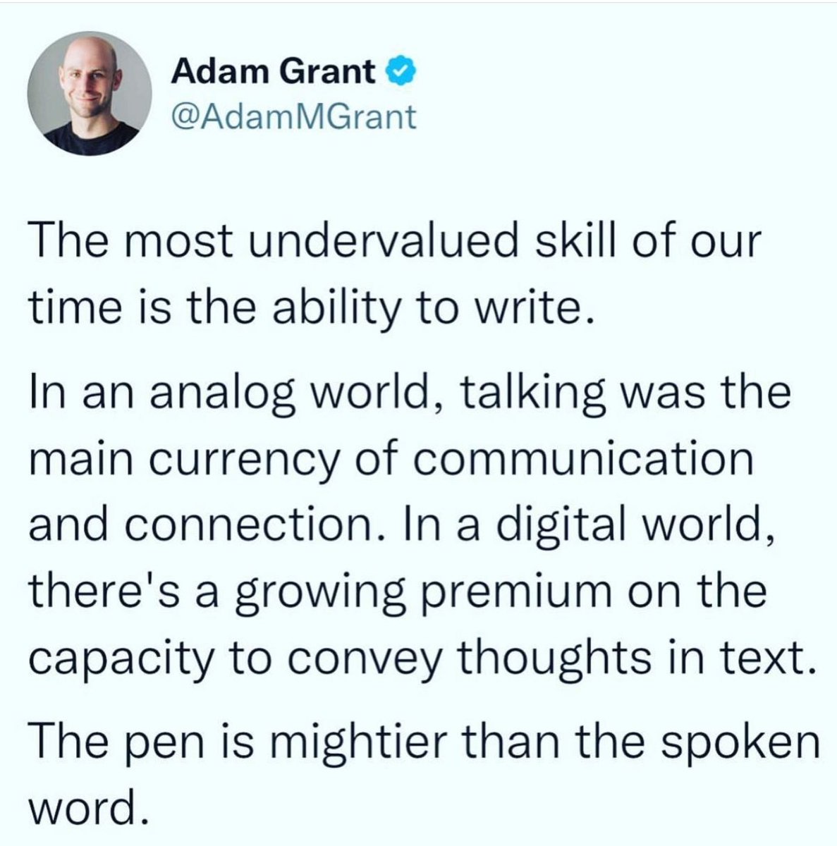 Don't forget the fundamentals.