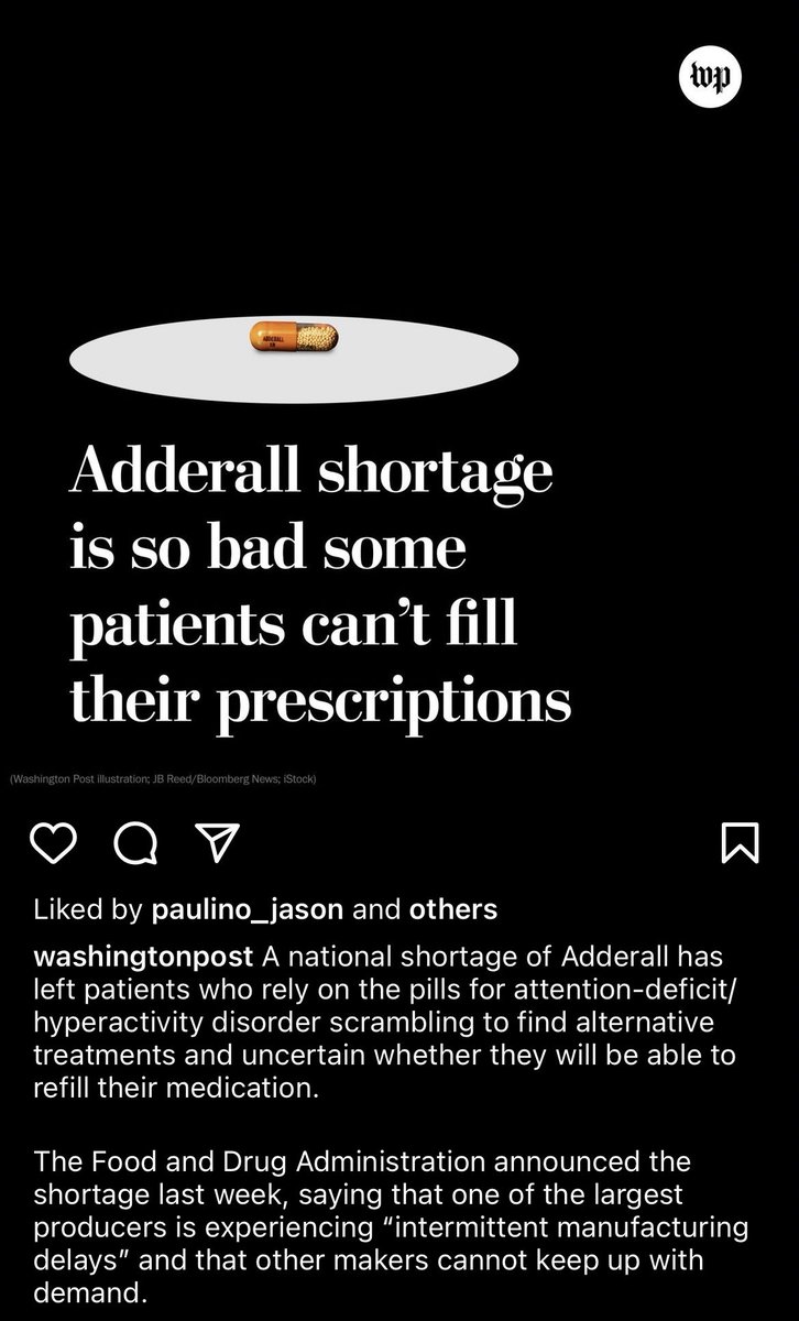 LOSTMYSELFADHD's tweet photo. The #ADHD Medication shortage in the US is affecting millions.

People depend on #ADHDmeds to keep their jobs. Many have to ration or go without meds + change doses/pharmacies/med types to get access. 

This is NOT acceptable. 

@FDA_Drug_Info 

Read more:
https://t.co/TOJNPwlmpK https://t.co/cfhoEwxVyZ