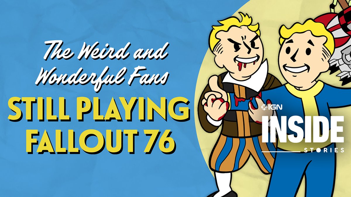 What would Louis Theroux do if he started playing Fallout 76? A simple, but time consuming idea that's finally finished!

youtube.com/watch?v=B0wccx…

I met roleplaying cannibals, trap-camp serial killers, Shakespeare troupes, and many others. Please let me know what you think.