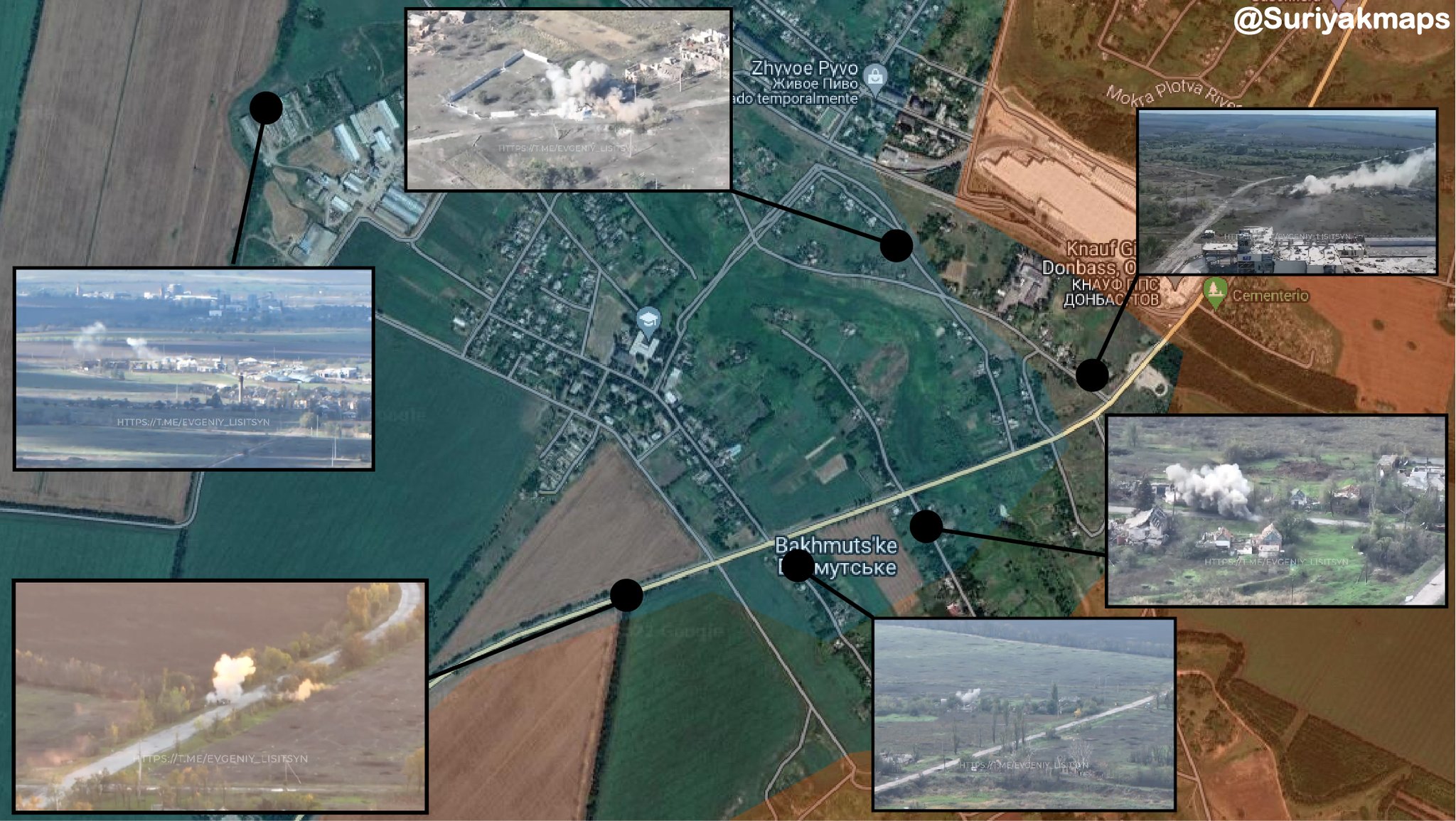 @Suriyak on Twitter: "Map showing the current situation at Soledar ...