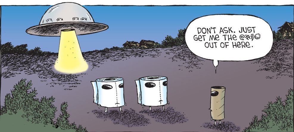 IndianWellsCA's tweet photo. Even #aliens can be shocked at strange new worlds
#UFO #BathroomTissue #FlyingSaucer https://t.co/FnxS1doUia