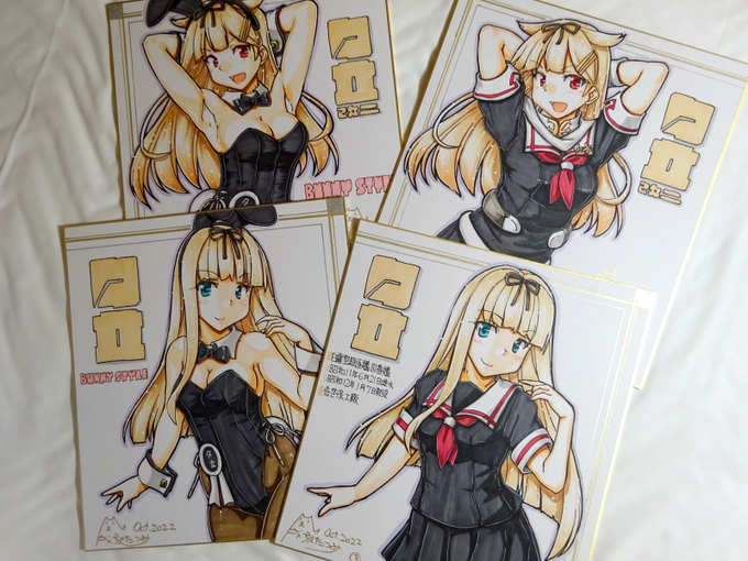 夕立ノーマル(追加作成)・バニー差分・夕立改二・バニー差分の4点を追加
どうやらここまで

あとは会場で何点か描ければ 