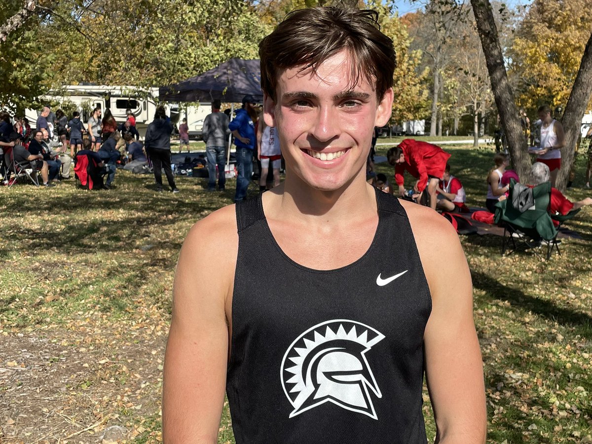 Parker Quinlan for @WHancockTitans earned 2nd at regionals today. However. He believes a different racing strategy should be used at sectionals. Interview tonight on WGEM Sports at Ten.