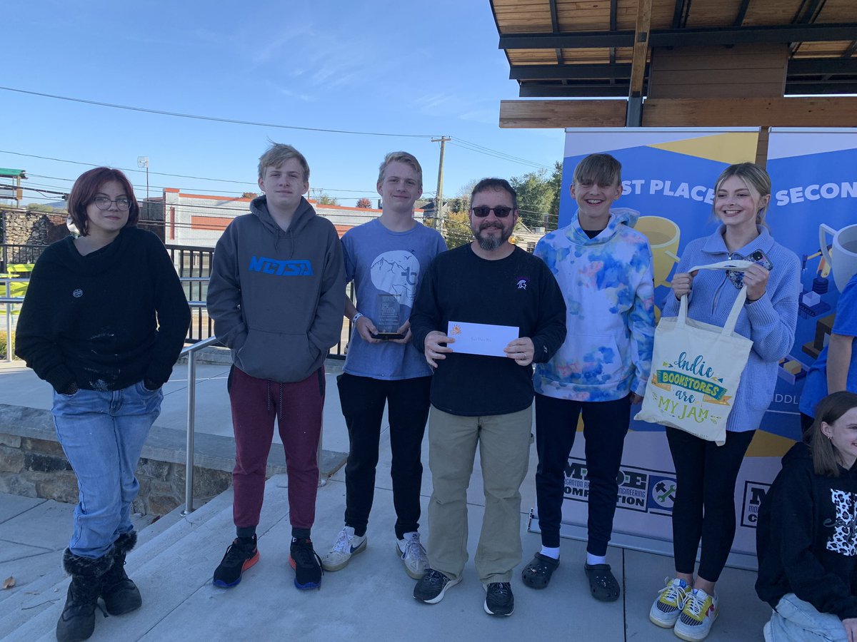 DrAnnaMoose's tweet photo. So proud of our students at LMS and their first place finish for middle school at the M.A.D.E. Competition! Congratulations! @lms_knights @BurkeCoSchools @CteBurke #allinBCPS @c_aberna https://t.co/a9PAil96wy