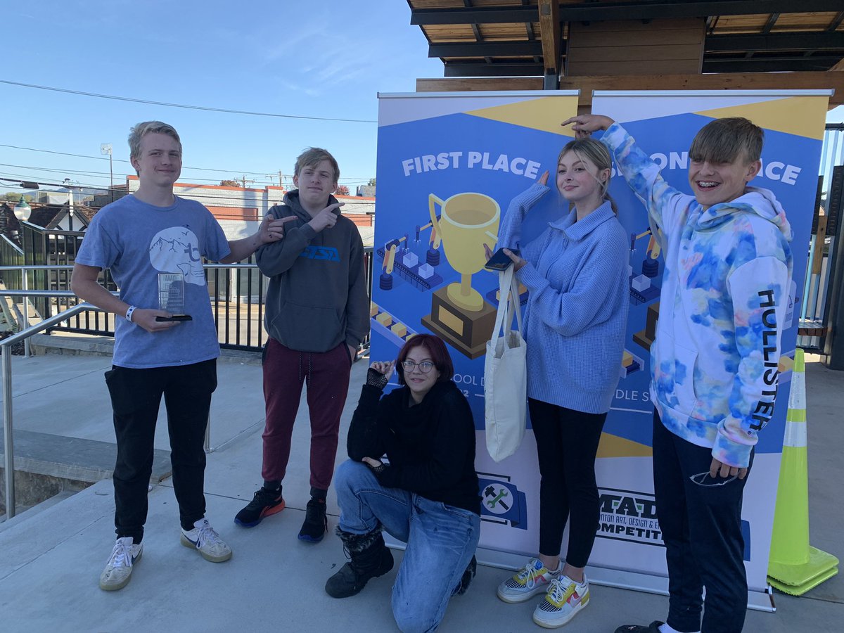 DrAnnaMoose's tweet photo. So proud of our students at LMS and their first place finish for middle school at the M.A.D.E. Competition! Congratulations! @lms_knights @BurkeCoSchools @CteBurke #allinBCPS @c_aberna https://t.co/a9PAil96wy