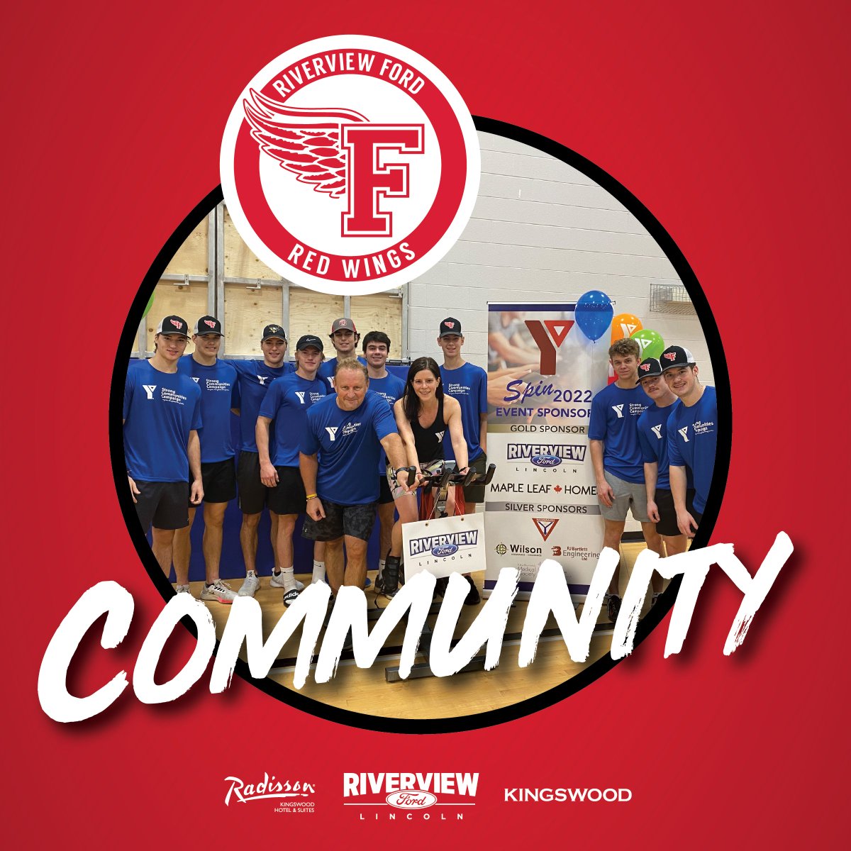 lightchaleur's tweet image. 🚲 The YMCA of Fredericton held their SPIN-A-THON 2022, sponsored by Riverview Ford today and the Wings were there with there Wheels! 🚲