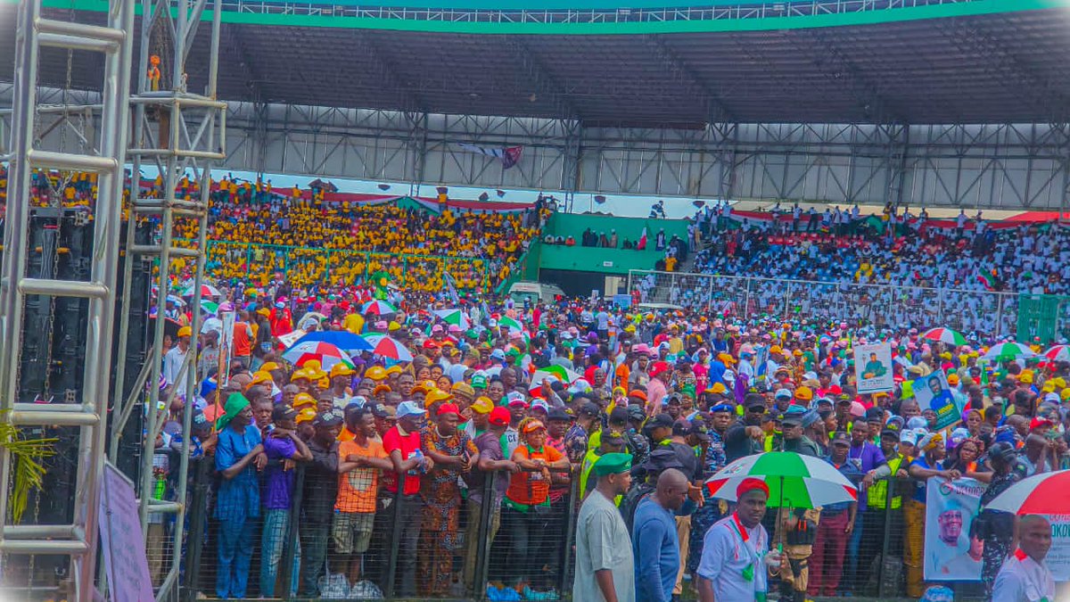 Chief__Adam's tweet photo. The massive turnouts shown within few days of commencement of The #pdpcampaign is a clear indication that the people are tired of the ruling party and wants @atiku to take over &amp; do the needful by restoring hope.
#PDPRecoveryPlan https://t.co/Hn4ZT0NA9f