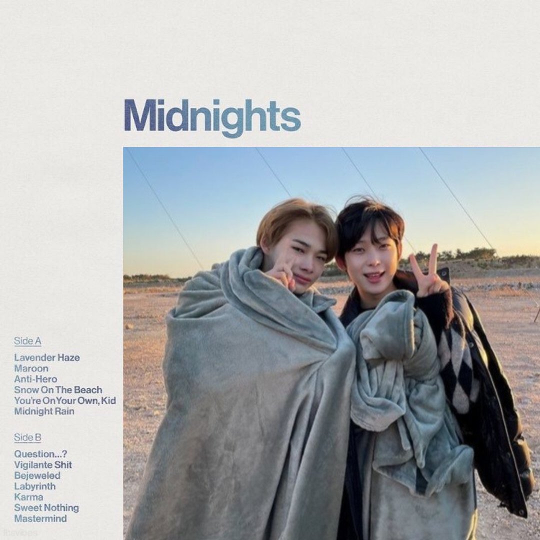 kswrix's tweet photo. #sunki as midnights tracks

a thread: https://t.co/FvxhmyHM7Y