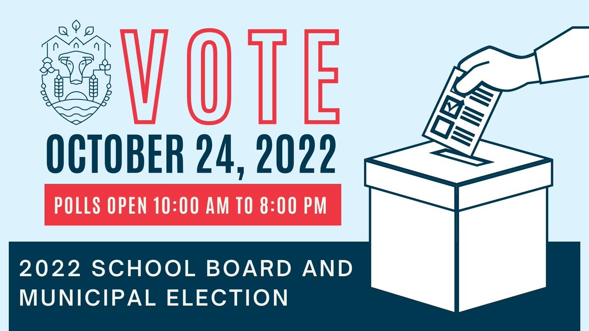 Voting Day is this Monday, October 24, 2022 from 10:00 am to 8:00 pm. Make your plan to vote now! Check your Voter Notification Card or our How to Vote Page for voting location information, Puslinch.ca/Vote #PuslinchON #2022MunicipalElection