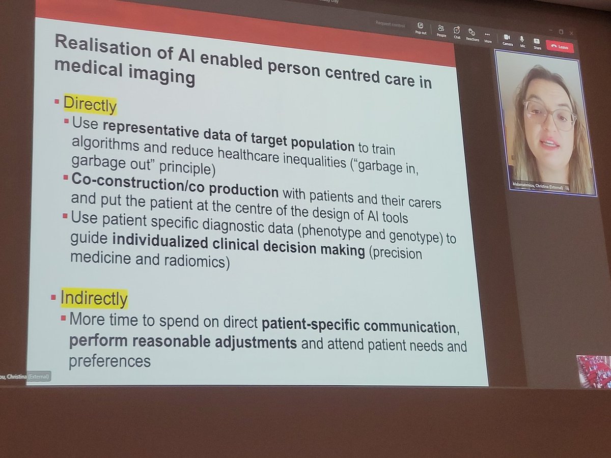 Thoroughly enthused by <a href="/CMalamateniou/">Dr Christina Malamateniou (she/her)</a> talk, explaining ways AI can support Radiographers in delivering the best patient-centred care 👏 Champion of embracing new technology so we have time to retain the 'human touch' 🥰 <a href="/SCoRScotland/">SCoR Scotland Members</a> <a href="/CanonMedicalEU/">Canon Medical Systems Europe</a> #AGM22