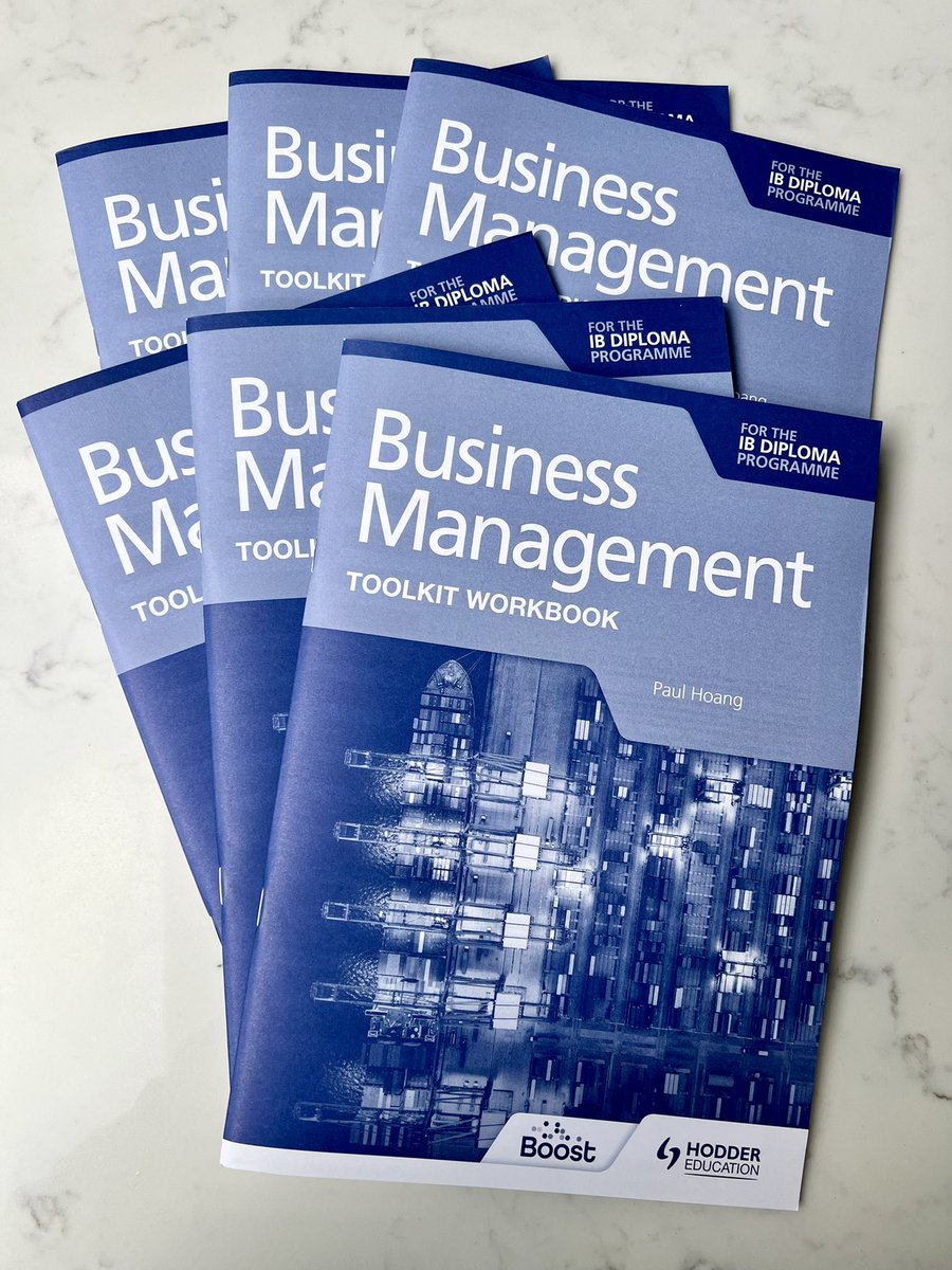PaulHoang88's tweet photo. Delighted to receive the Business Management Toolkit (BMT) Workbook in the post from Hodder Education for #IBBusinessManagement
Exam practice questions included for of the BMT, with full mark schemes available (free of charge).
https://t.co/4bxGFuIzlF
#IBBusMan #IBBM #BMT https://t.co/OBjhEQCi8H