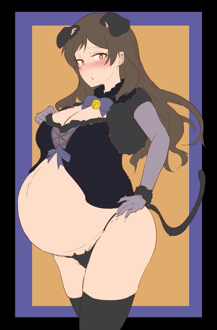 ほんのりハロウィン感なボテshにゃんのカラーラフ 