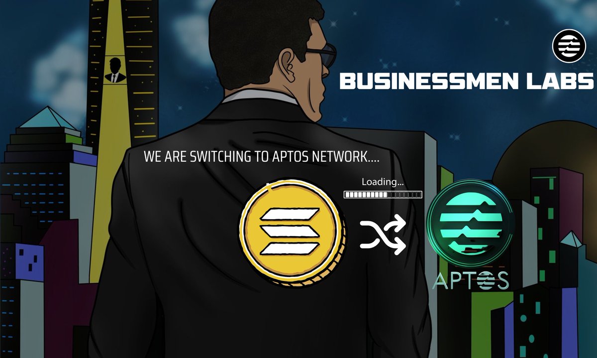 We're moving to #APTOS 💼

The businessmenlabs is always evolving and adapting, retaining the excitement and deals for all 🤝

All interactions with this post will be considered for whitelist
Submit proof:
discord.gg/CudqSEMvWU

DAO collabs are opened : forms.gle/xrL79Sy2wjrqmf…