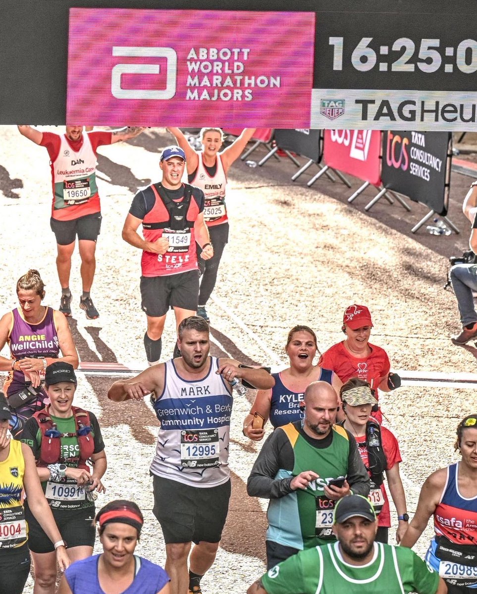 That <a href="/LondonMarathon/">TCS London Marathon</a> finish line feeling 🙌🏻