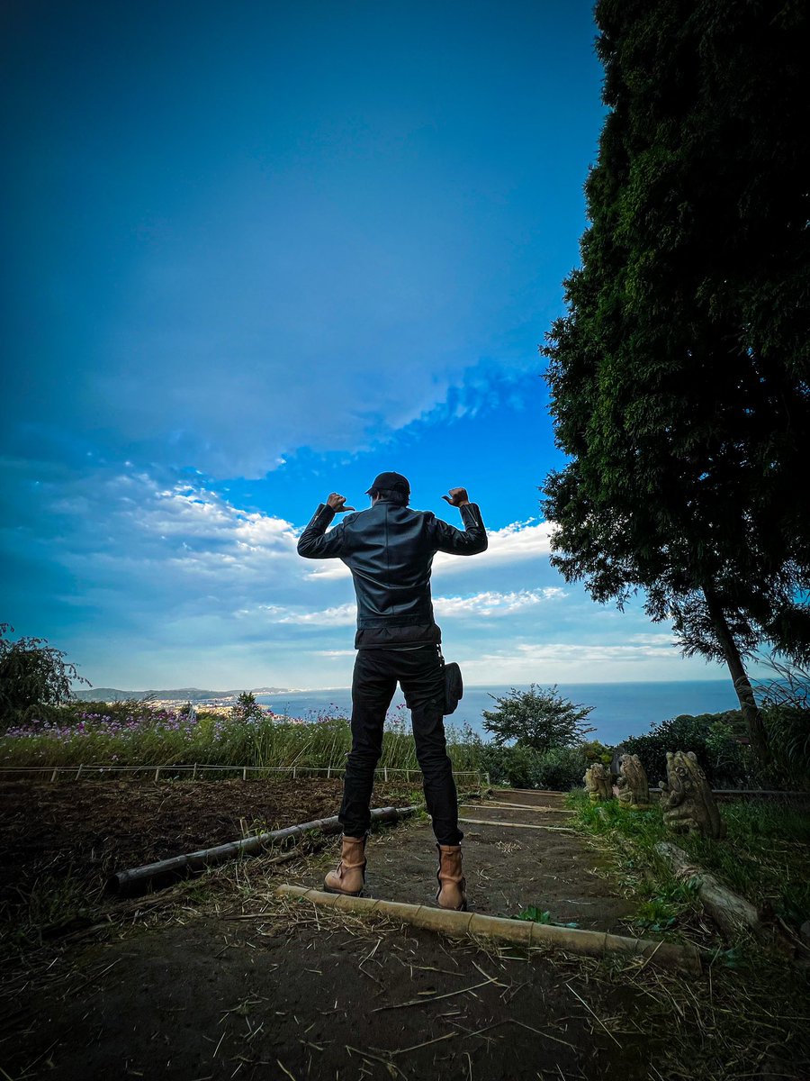 include_lib's tweet image. ツーリングで撮った写真を加工した物がこちらです