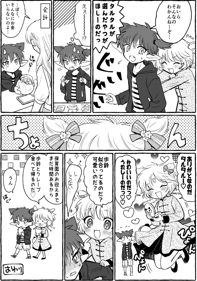 り・たーん後タルプリ
※季節ガン無視ホワイトデー 
