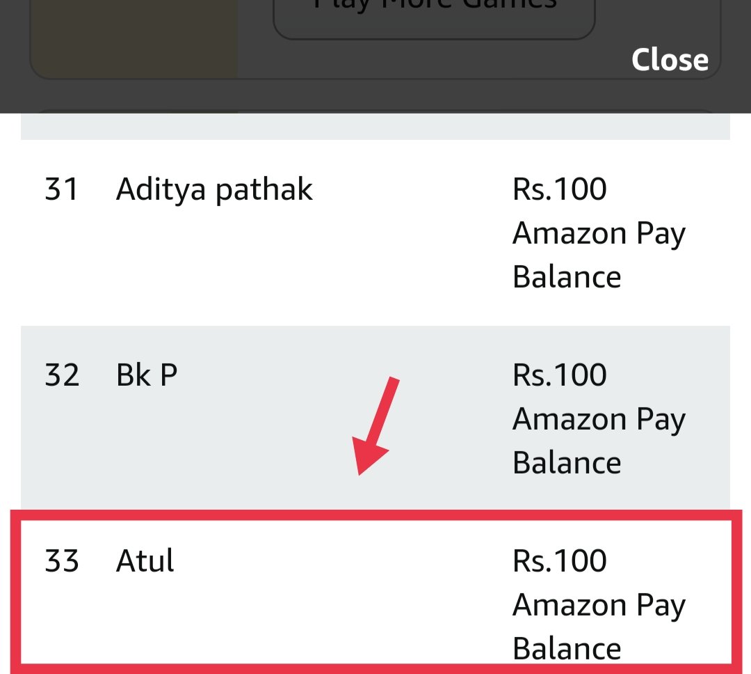 TheGabbarAtul's tweet photo. I Played a Funzone game "Cricket Edition" Spin and win.Thanks,Once Again I won a prize of Rs 500 in Amazon Wallet on 7th July 2022 as a winner of the contest.✌️ #AmazonPrime #IWonOnAmazon #AmazonQuiz #Funzone #AmazonWinner #Gabbar_Atul @TheGabbarAtul @amazonIN #TheGabbarAtul 🤞😎 https://t.co/k3IqbP6r26