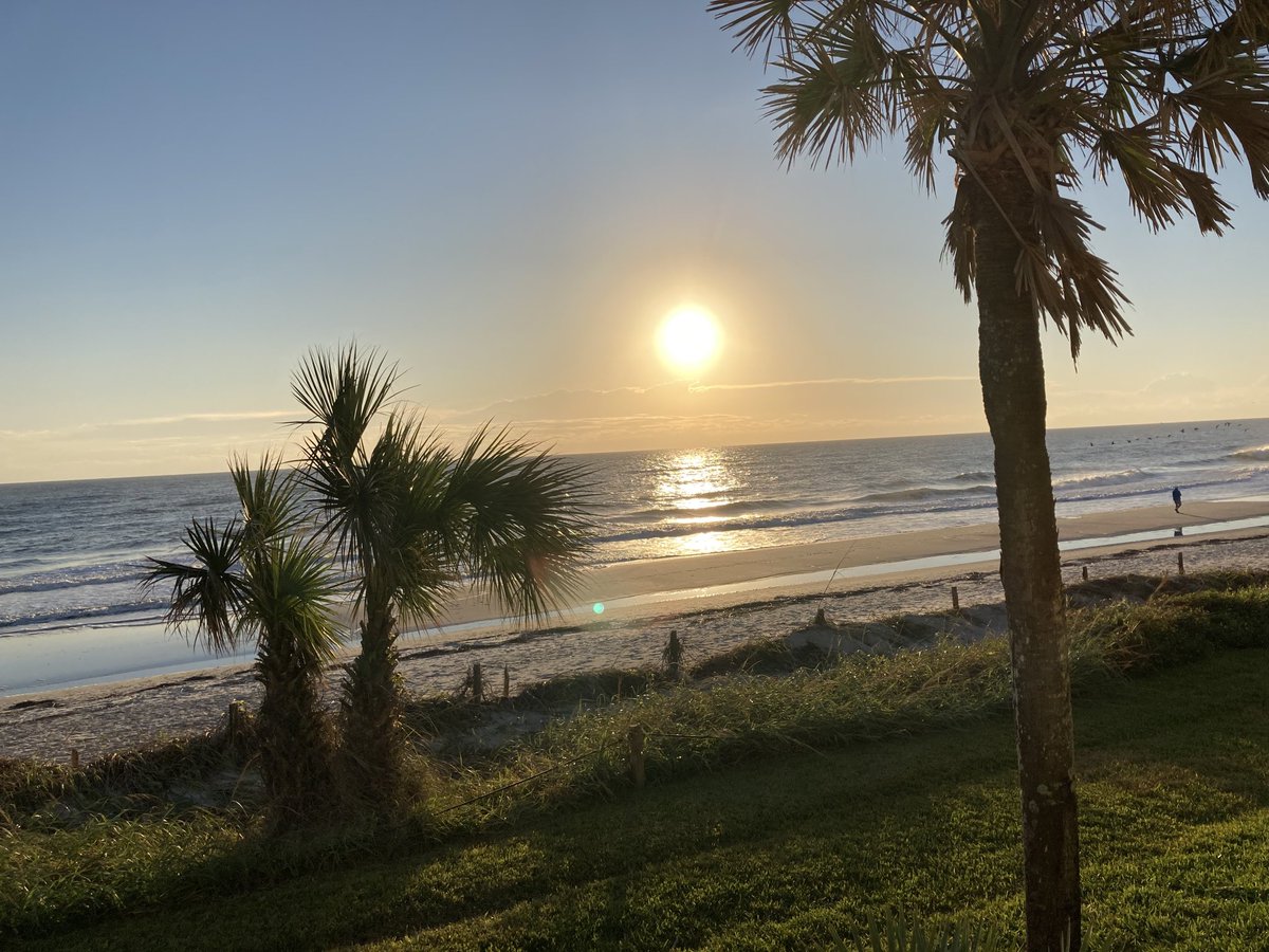 Beautiful sunrise this morning……