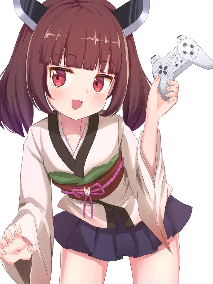 東北きりたん 「きりたんと一緒にゲームしたい#東北きりたん 」|栗粉のイラスト