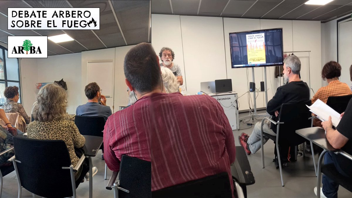 ArbaEduca's tweet photo. Hoy se ha llevado a cabo, en la Casa Encendida de Madrid, el DEBATE ARBERO SOBRE EL FUEGO. 🔥

Las intervenciones han sido interesantes y enriquecedoras, con conclusiones que marcarán nuestros pasos para dar solución a la lacra de los incencios. https://t.co/wjaXqjfbm9