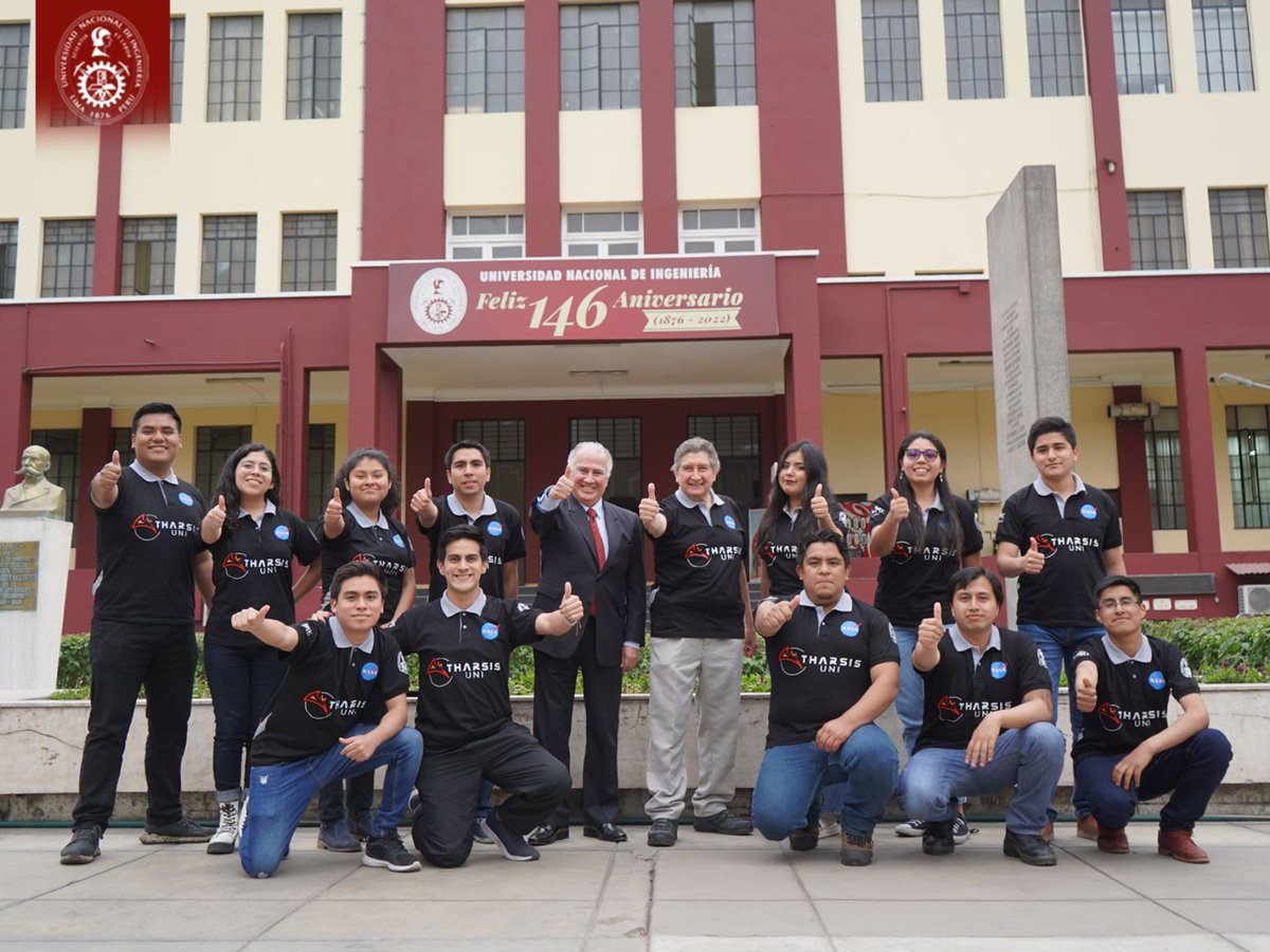 Agencia_Andina's tweet photo. ¡Un paso adelante! 👏🇵🇪 La NASA seleccionó el proyecto del grupo Tharsis de @UNIoficial entre las mejores propuestas de diseño de un ‘rover’ en el marco de los equipos que participarán en el Human Exploration Rover Challenge (HERC 2023). https://t.co/hbMOPGlSjq

✍Por @MaryoriePM https://t.co/KjJPp4QjNL