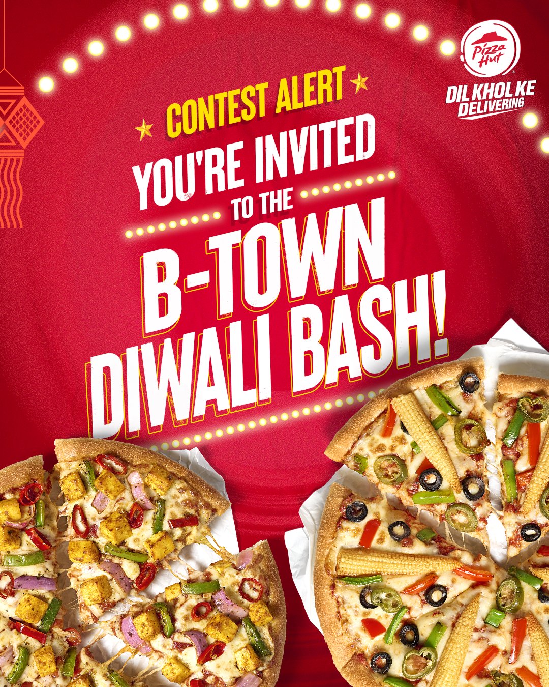 Pizza Hut India Hey Hut Lovers It S Diwali Time And You Re Invited To Some Of The Coolest Parties Of Bollywood Guess The Bollywood Celebs That Are Throwing The Bash Amp