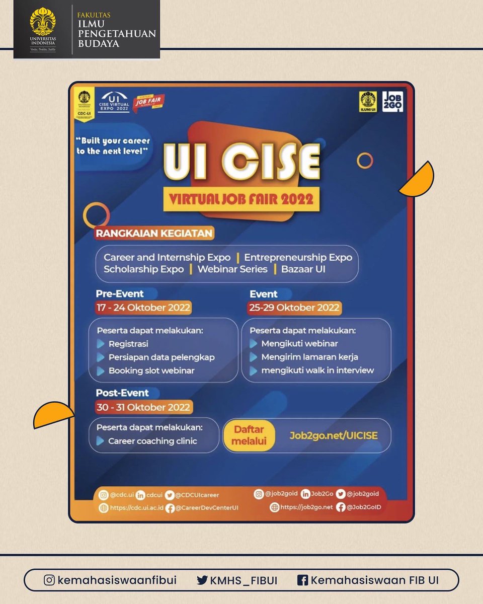 Kemahasiswaan FIB UI tweet media