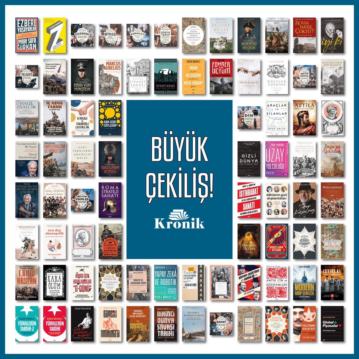 BÜYÜK ÇEKİLİŞ! | Bu tweeti RT edip hesabımızı takip eden 5 KİŞİYE, 2022 kitaplarımız arasından seçeceği 3 KİTAP hediye! Son katılım: 31 Ekim Pazartesi, 23:59. kronikkitap.com/kategori/2022-…