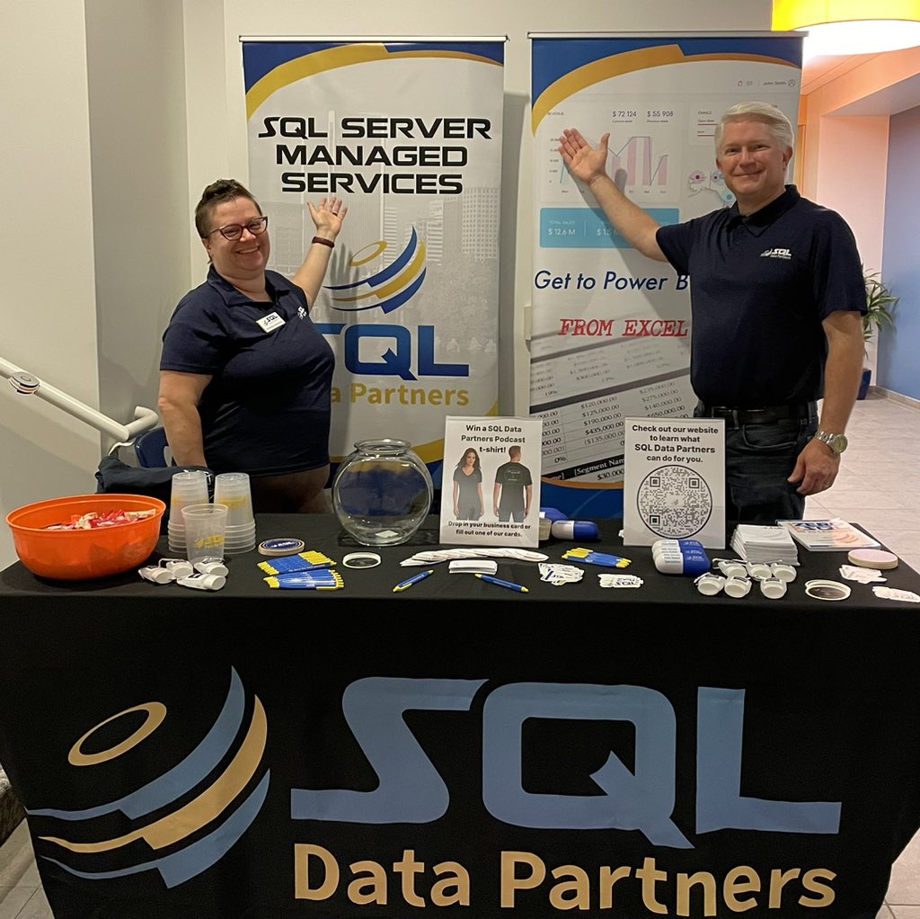 Bill_Lund's tweet image. Come on by the @sqldatapartners table for @RichmondSQL #SQLSaturday #SQL #SQLDataNow #SQLTrail @CarlosLChacon @wondergeekwoman