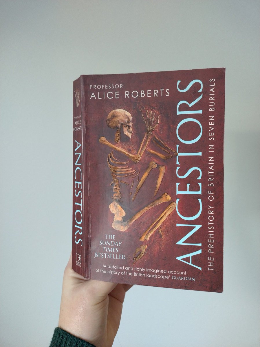 Spending this weekend in the past, reading Ancestors by @theAliceRoberts Which era is everyone else hiding in at the moment?