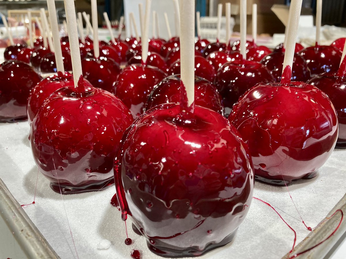 We just made a big batch of candy apples!

We’re also serving pumpkin pie, pumpkin cookies, hot chocolate, hot cider &amp; more!

Picking Empire, Golden &amp; Red Delicious.

Our pumpkin patch is full.
Reservations are prioritized.

#apples #applefarm #pumpkins #pumpkinpatch