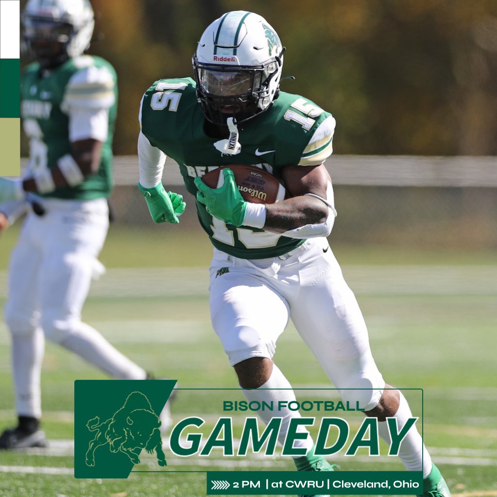 BethanyWV_Bison's tweet photo. Football returns to action against CWRU! 

🆚: Case Western Reserve 
📍: Cleveland, Ohio | Disanto Field  
⌚️: 2 pm 
📺: https://t.co/aX0ZONuwlY

#RollBison | #ClimbtheHill | #pacfb | 🦬 🤘🏽 https://t.co/xgRNxqBkus
