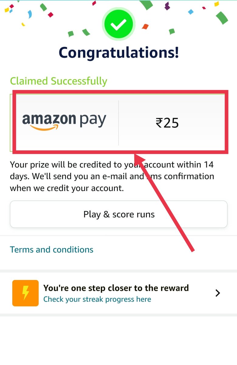 TheGabbarAtul's tweet photo. I Played a Funzone game "Funzone Runs Conversation". Thanks, Once Again I won a prize of Rs 25 in Amazon Wallet on 19th May 2022 as a winner of the contest. ✌️ #AmazonPrime #IWonOnAmazon #AmazonQuiz #Funzone #AmazonWinner @amazonIN #Gabbar_Atul @TheGabbarAtul  #TheGabbarAtul 🤞😎 https://t.co/rJWZmCcLEP