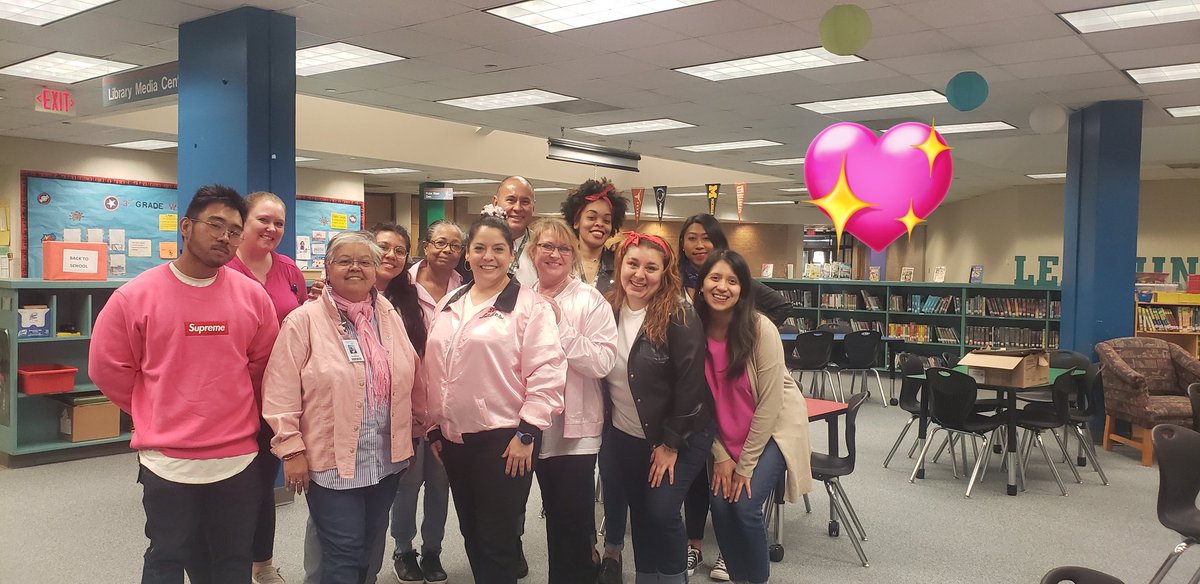 @boonelementary getting into the spirit of 50's day and Pink Out! Thanks for sharing in the fun! @MsPerez_tweets @AliefDuan @MissAnaGonzalez