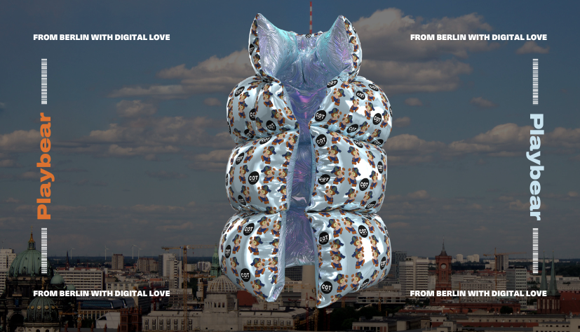 Chldren_of_Time's tweet photo. The bears are taking over. 🧸

This is a homage to our home town Berlin. The bear has been the city's heraldic animal since decades and is also a typical motif on vintage blankets found at flea markets all over the city.

#digitalfashion #Berlin https://t.co/NlteOhI8aY