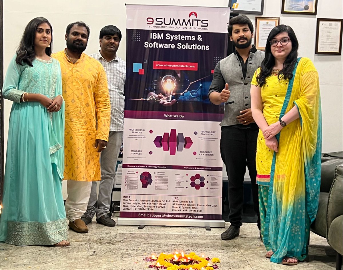 9_summits's tweet photo. Our team at NineSummitsTech had a Diwali blast welcoming the sparkles of joy and happiness this year. Happy Diwali to you all.

🌐 Website: https://t.co/o1ZwfXLfkX

#diwali #festival #happydiwali #diwalidecorations #festivevibes #diwalicelebrations #Ninesummisttech https://t.co/bAeVVhfyI9