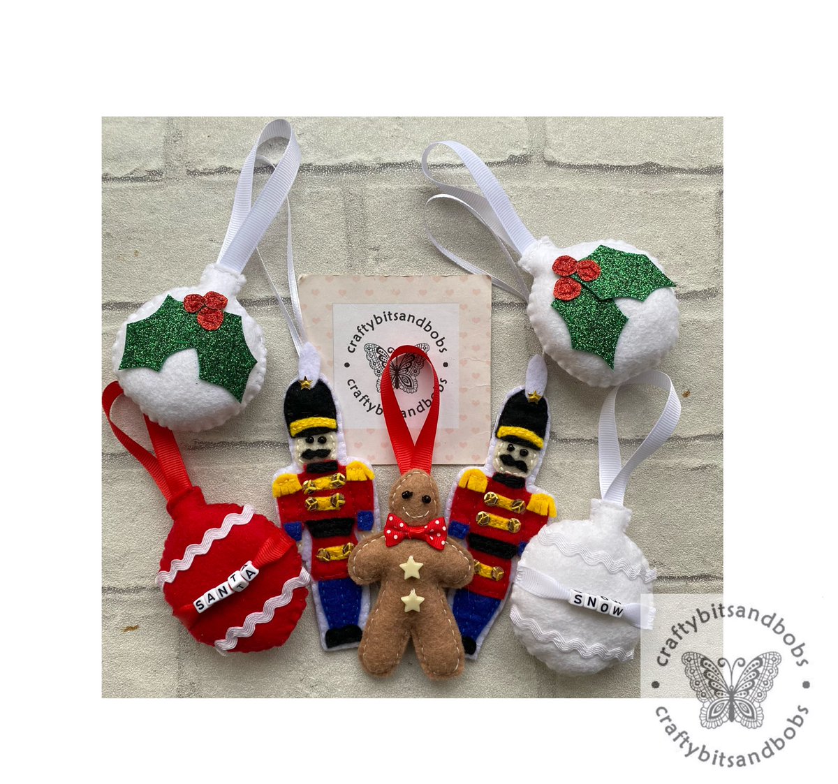 topsadventures's tweet photo. Hello all

I just wanted to share this recent order with you all, what a lovely mix of decorations 

Order book is open 

https://t.co/XmGMzvz0b5 

#craftybitsandbobs #christmasdecorations https://t.co/fDCKkEQKaF