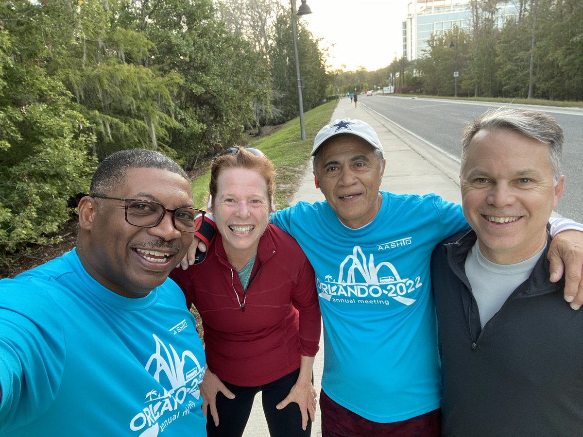 NVRoadgeek's tweet image. What do @aashtospeaks past and current presidents do on a Saturday morning in Orlando?? Enjoy the journey while checking out the roads and sidewalks - what else…. #aashtoam @onevisionary