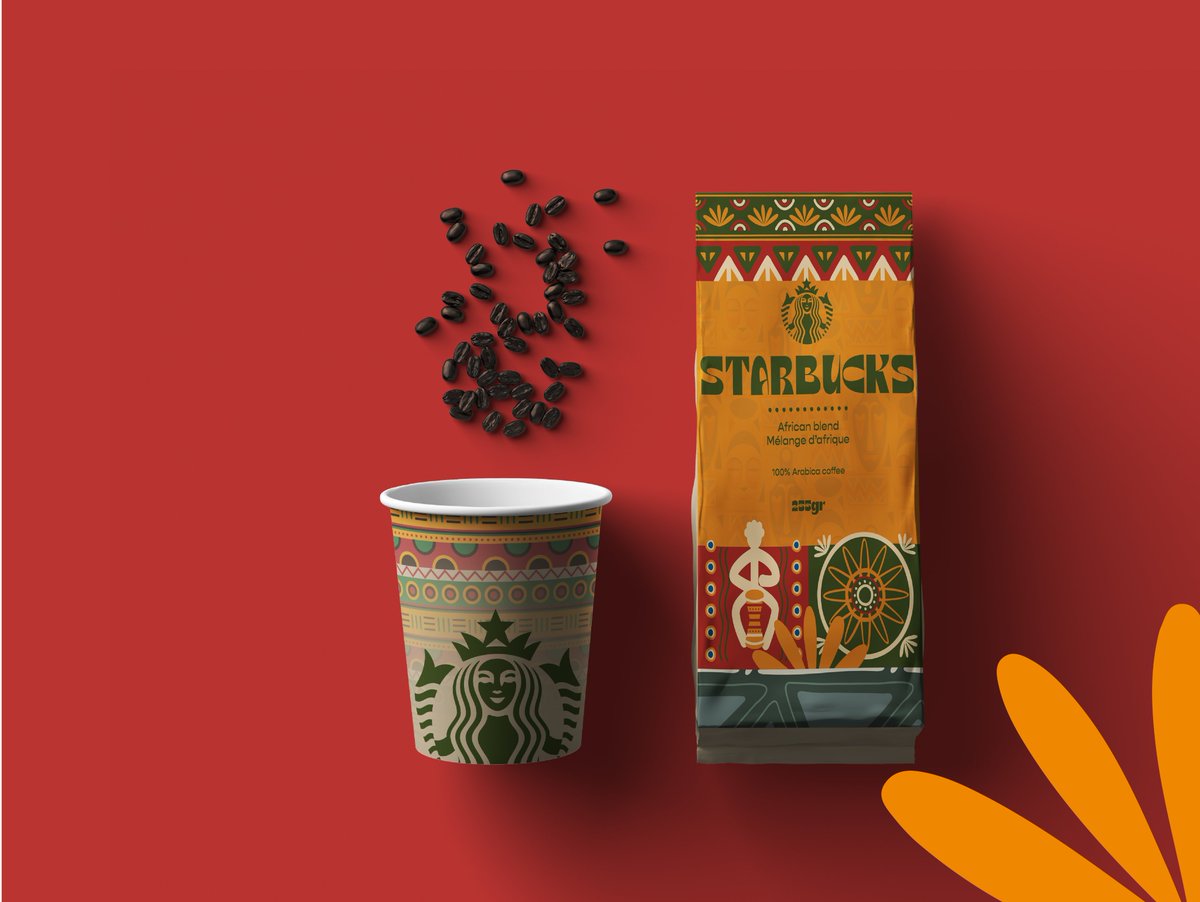 Anislaidi8's tweet photo. ماذا لو كانت ستاربكس إفريقية.
If Starbucks were African.
@Starbucks @StarbucksCare @StarbucksNews
المشروع كامل على بيهانس : https://t.co/9aEYtmUkfr
@DlelDes @Designers_Sup @des_platform @YOUR_PLATFORMM @Des_together
#starbucks #coffee #packaging_design #design #art https://t.co/Q96HX7U1TC