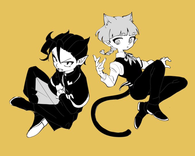 後出しですがおまけです最近まいるま描いてなくて何か出せそうなものないかなとiPadガサゴソやったら没ったカル&オペ出てきたのでちょっと手直ししました良かったらどうぞです 