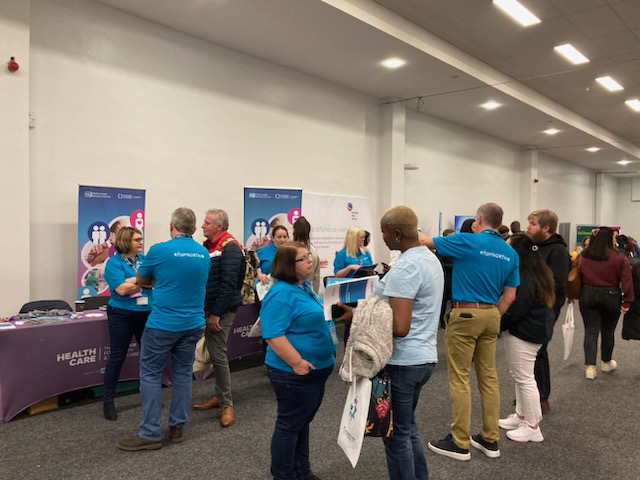 Lots of enthusiastic &amp; talented candidates speaking with us so far today! 

Come meet us at the Health Care Job Fair Dublin! We're here until 4pm. #teamNORTH #choosecauseway