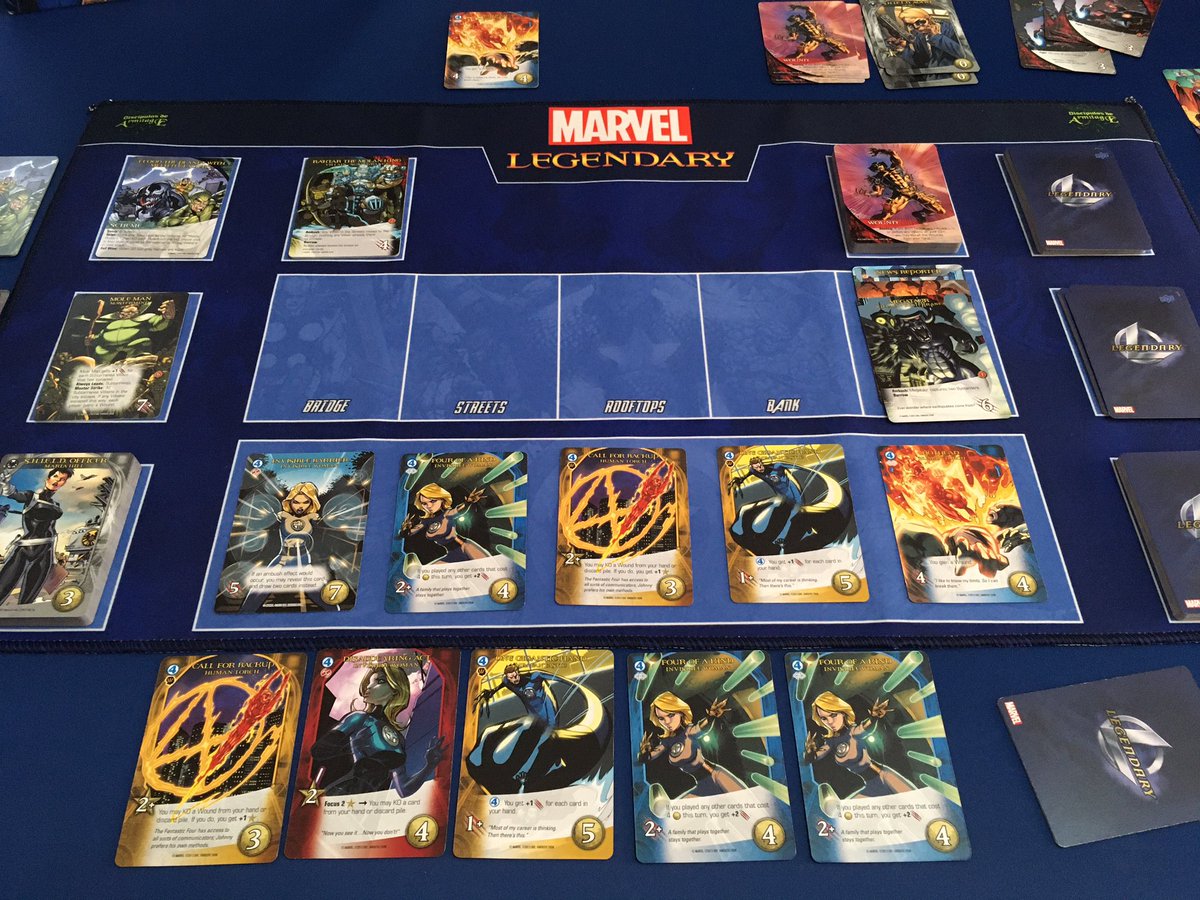 DiscipArmitage's tweet photo. Muy fan de la expansión de los Cuatro Fantásticos. #marvellegendary #marvel https://t.co/msWXd2gNnE