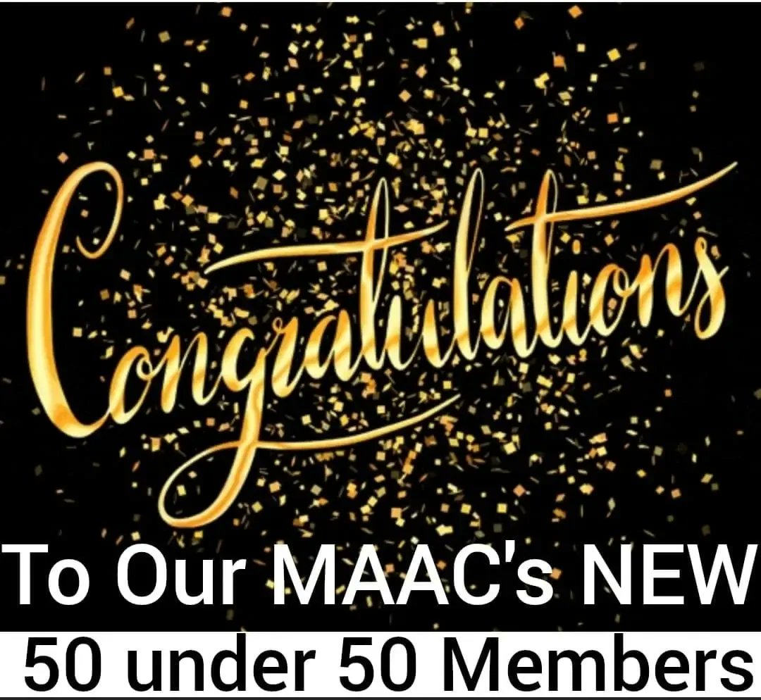 ASUMAAC9's tweet photo. CONGRATULATIONS TO MAAC'S newest 50 under 50 Class VI members! 🖤💛🖤💛
#50Under50 #ClassVI #MyASU #MAAC #Elite #Ambassadors #MAACStrong #HornetPride https://t.co/EFqQt0oTyG