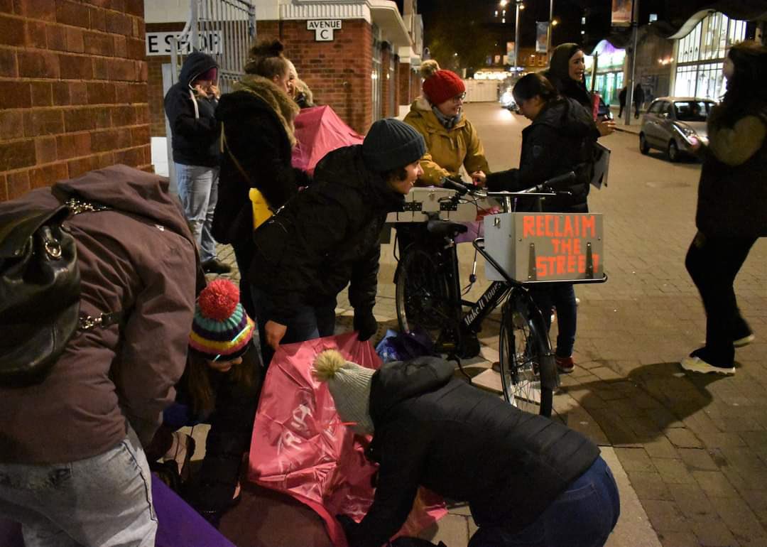 andreanhj's tweet photo. gearing up to march in solidarity with women in #Nottingham &amp; across the world against misogynistic violence &amp; oppression. Join us to make a protest umbrella @rtnnottingham @NJMIdeas we can’t wait to share the love &amp; make some noise with you #ReclaimTheNight #rtnnottingham https://t.co/d5JIj2AOwK